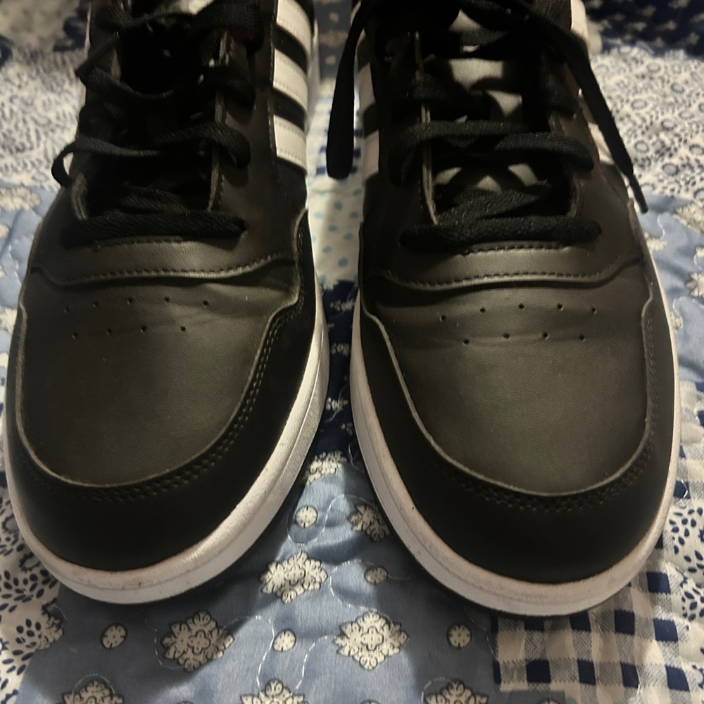 Adidas Classic Black and White Striped Shoes men’s - Picture 4 of 14